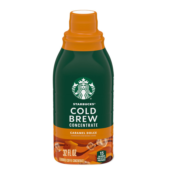 Starbucks Caramel Dolce Flavored Cold Brew Coffee Concentrate