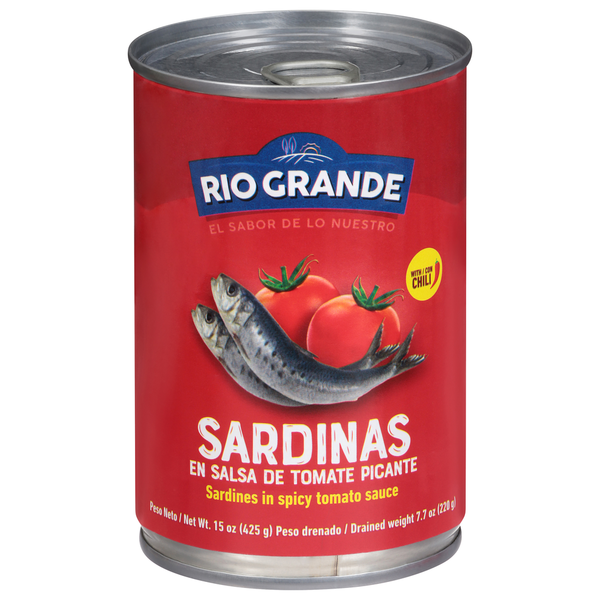 Rio Grande Sardines in Spicy Tomato Sauce