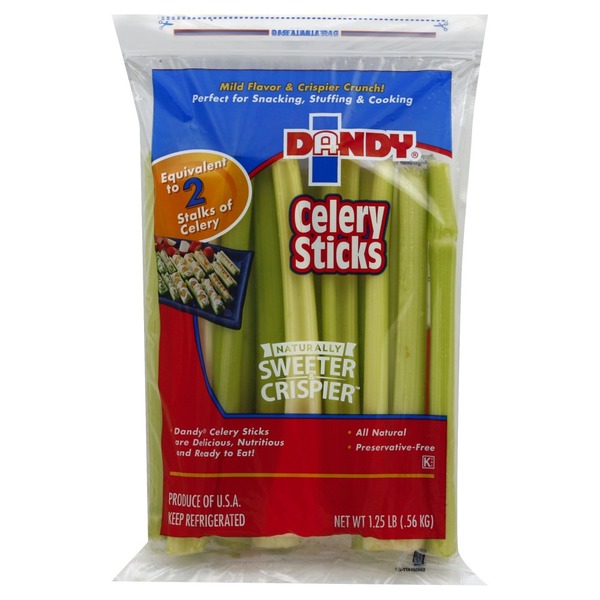 Dandy Fresh Fruit and Vegetables Celery Sticks Same-Day Delivery