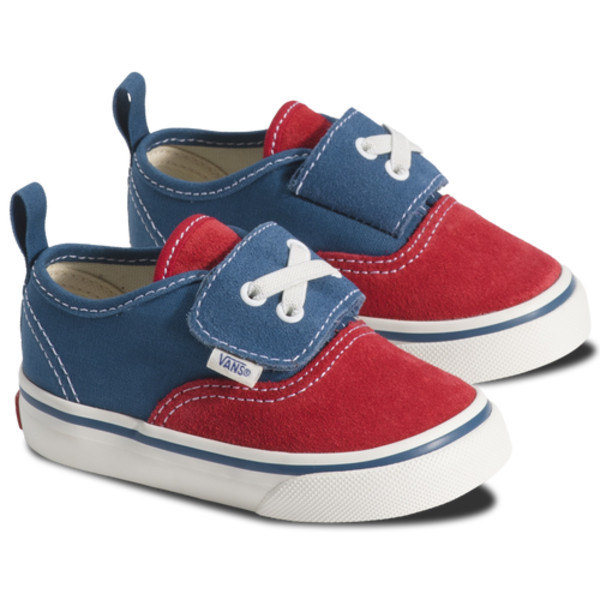 Vans Boys' Authentic Toddler Shoe, Size 10 - Blue/Red