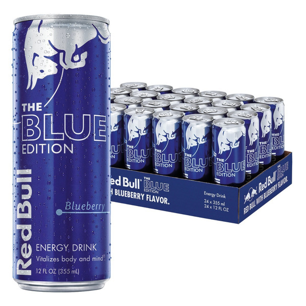 Red Bull - Blueberry Blue Edition Energy Drink - 24/12 oz