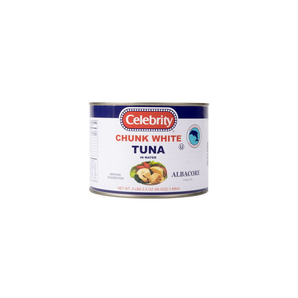 Celebrity- White Chunk Tuna - 66 oz Can