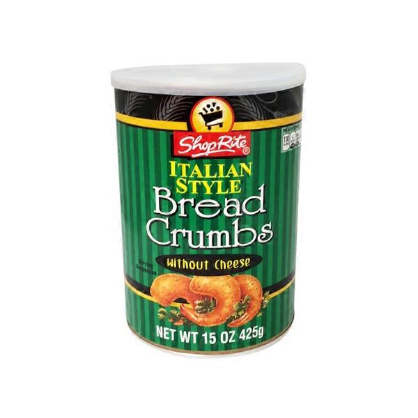 ShopRite Italian Style Bread Crumbs Without Cheese (15 oz) Instacart