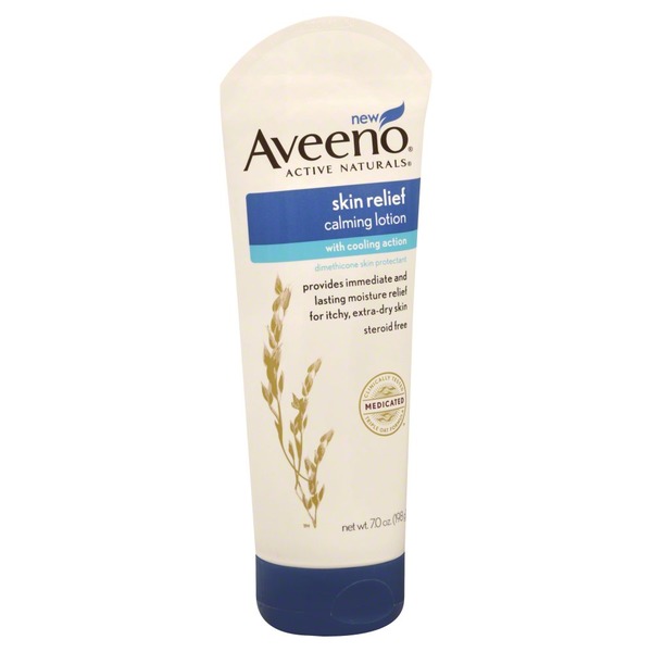 Aveeno® Calming Lotion, Skin Relief, with Cooling Action (7 oz) Instacart