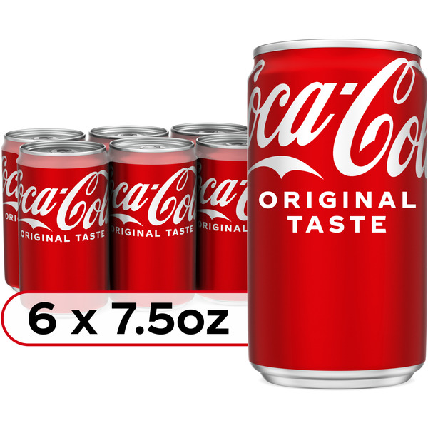 Coca-Cola Original Taste Mini Cans Same-Day Delivery or Pickup