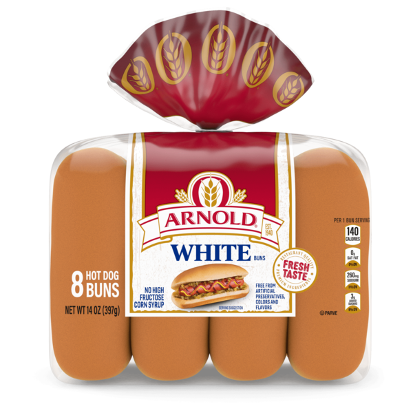 Arnold Select Hot Dog Rolls Same-Day Delivery | Shop N' Bag