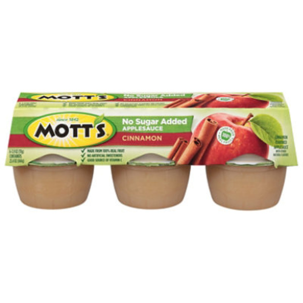Mott's No Sugar Added Cinnamon Applesauce