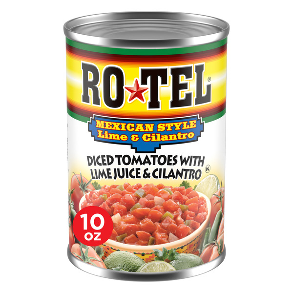 RO*TEL Mexican Style Lime & Cilantro Diced Tomatoes with Lime Juice & Cilantro