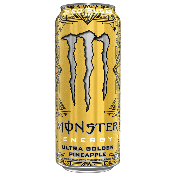 Monster Zero Sugar Ultra Golden Pineapple Energy Drink Same-Day