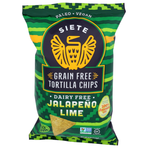 Siete Dairy Free Jalapeno Lime Grain Free Tortilla Chips Same-Day