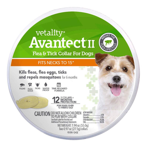 Vetality Dogs' Advantect II Flea & Tick Collar
