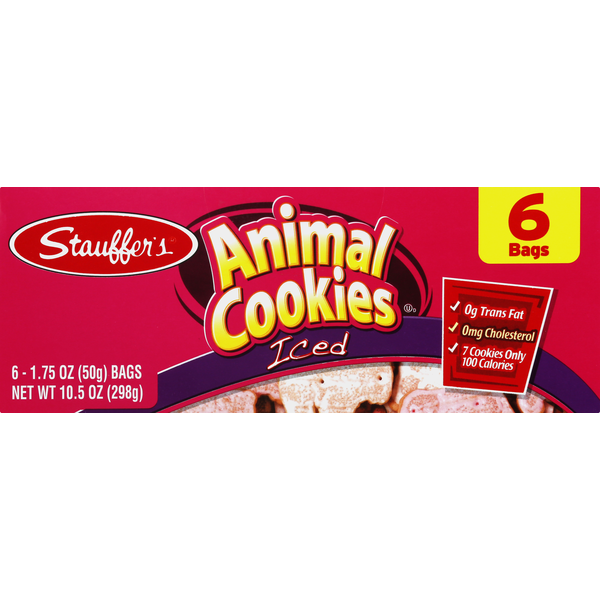 Stauffer's Animal Cookies, Iced (6 each) Instacart
