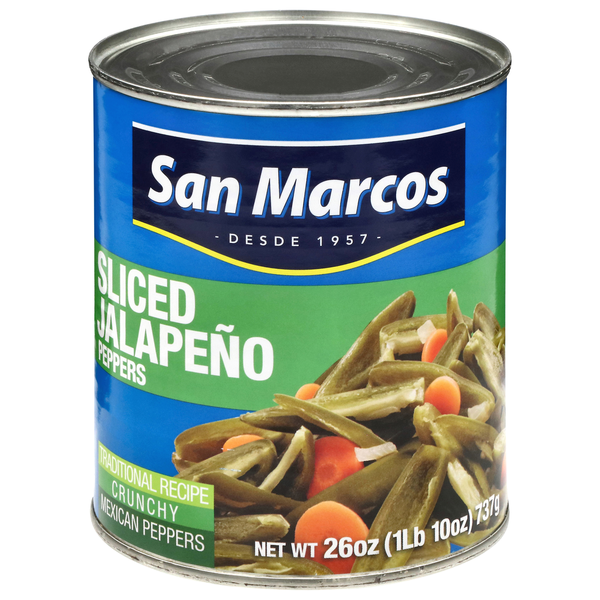San Marcos Jalapeno Peppers, Sliced