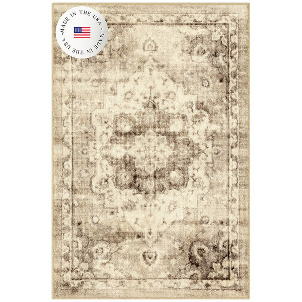 Maples Rugs Windsor Distressed Rug - Neutral