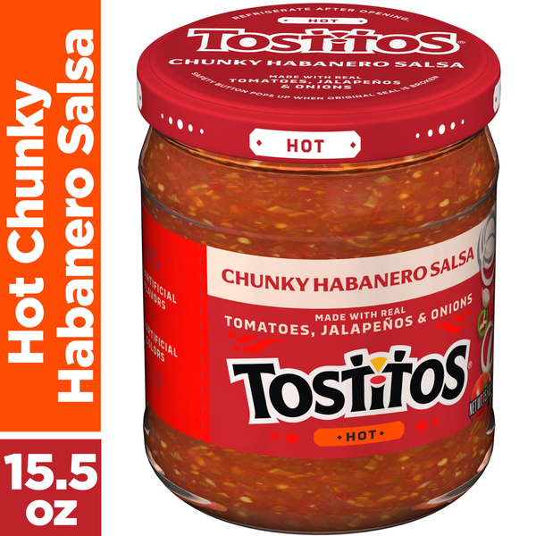 Tostitos Salsa, Chunky Habanero, Hot