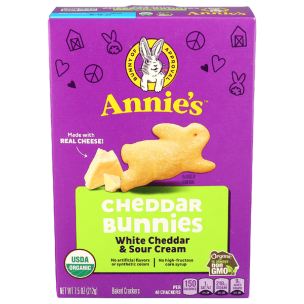 Annie's Homegrown Organic White Cheddar & Sour Cream Bunnies