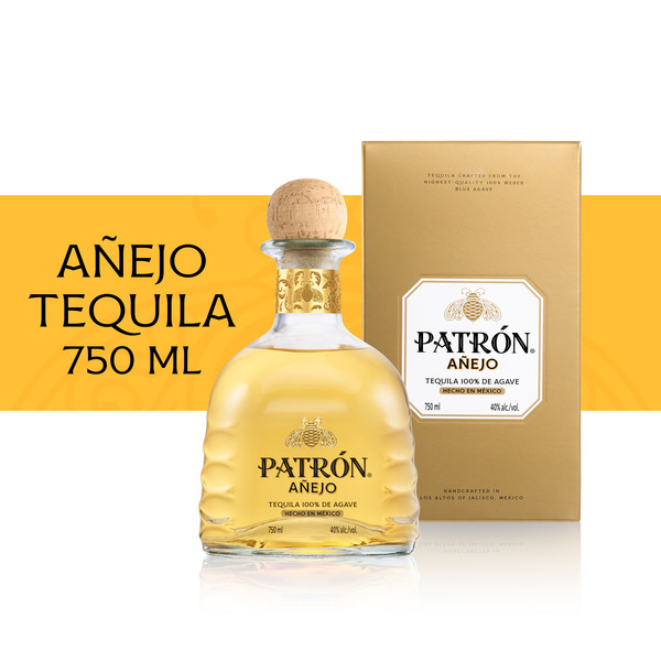 Patrón Patron Anejo Tequila 40% 75Cl/750Ml Same-Day Delivery