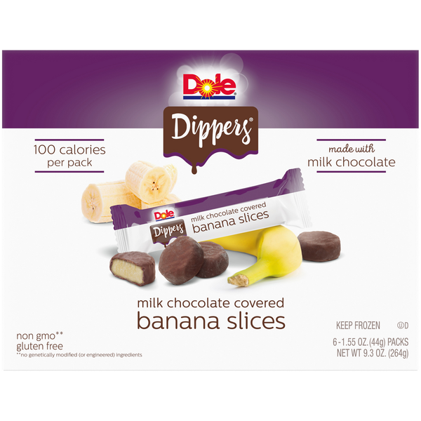Dole Milk Chocolate Covered Banana Slices Same-Day Delivery or