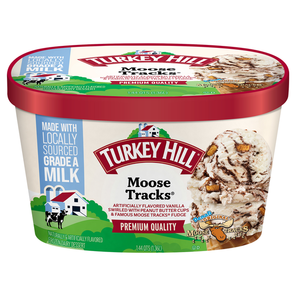 Turkey Hill Moose Tracks Frozen Dairy Dessert Same-Day Delivery or