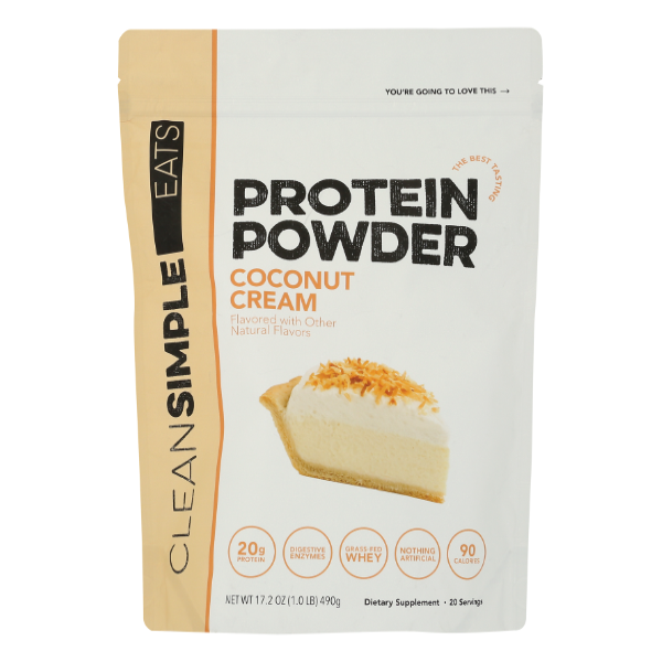 Clean Simple Eats Protein Powder, Coconut Cream