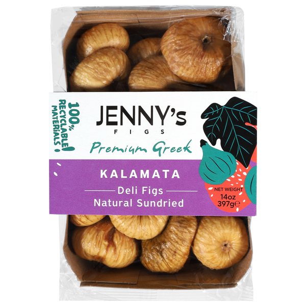 Jennys Premium Greek Natural Sundried Kalamata Deli Figs Same-Day
