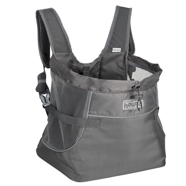Outward Hound Small Gray PoochPouch Dog Front Carrier