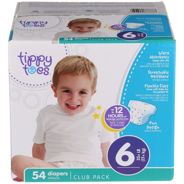 tippy toes diapers size 4