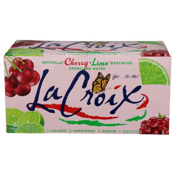 La Croix Cherry Lime Sparkling Water 8 Pack