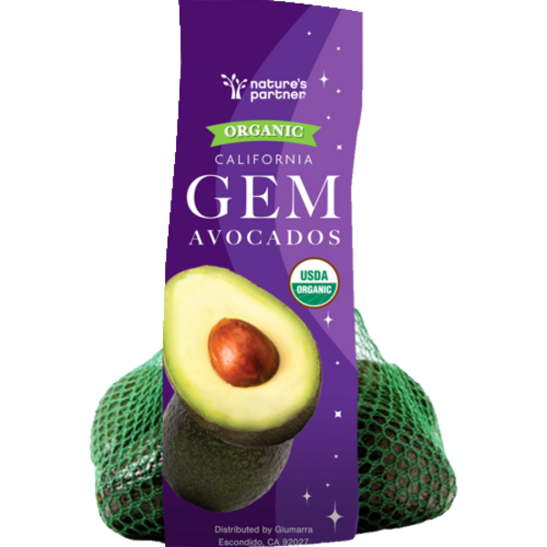 Nature's Partner Organic Gem Avocados 4 Count Bag