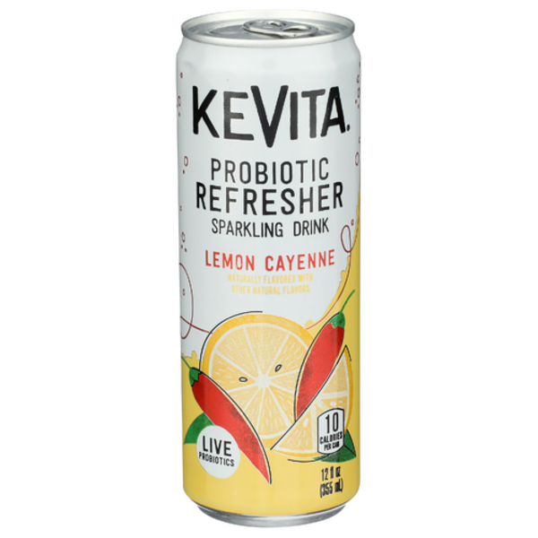 Kevita Organic Lemon Cayenne Sparkling Probiotic Drink Same-Day
