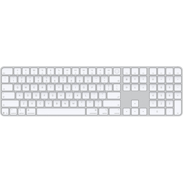 Apple Magic Keyboard with Touch ID & Numeric Keypad, USB-C - White Keys