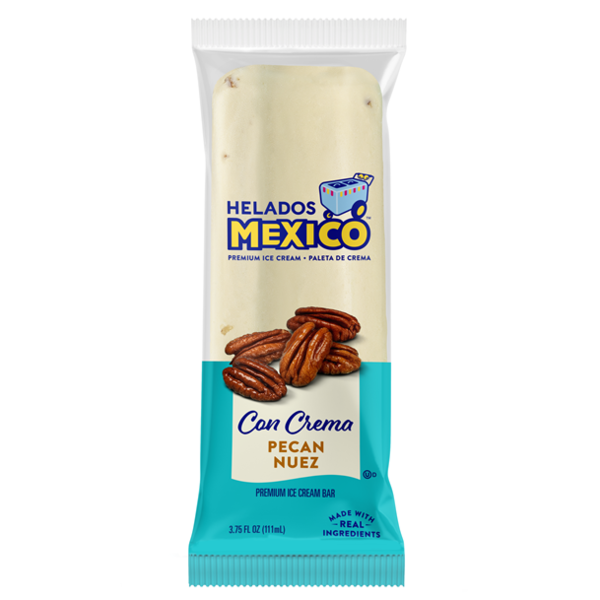Helados Mexico Pecan Ice Cream Bar paleta