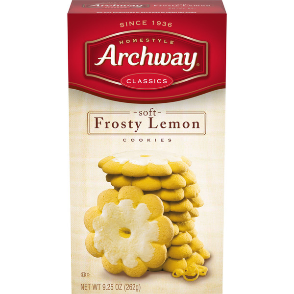 Archway Frosty Lemon Soft Cookies Same-Day Delivery or Pickup