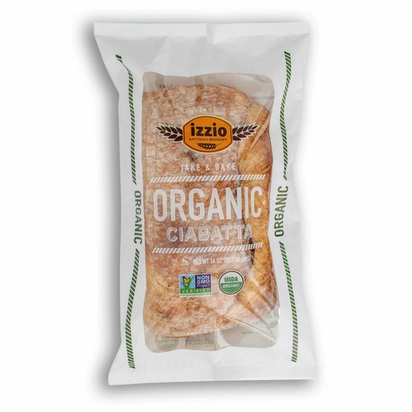 Izzio Artisan Bakery Ciabatta, Organic Same-Day Delivery or Pickup