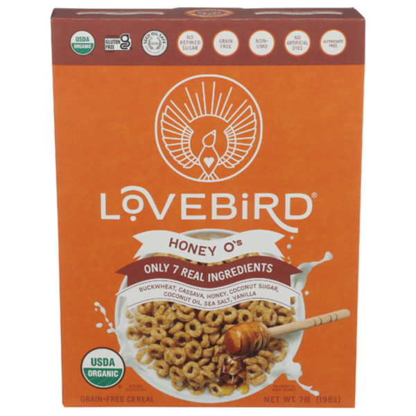 Lovebird Honey O's Grain Free Cereal
