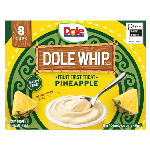 Dole Pineapple Frozen Treat Cups