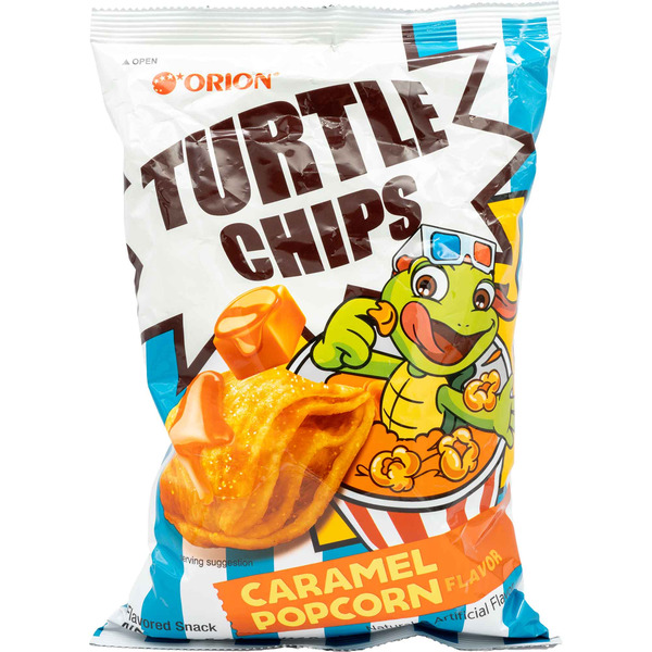 ORION Caramel Popcorn Flavor Turtle Chips