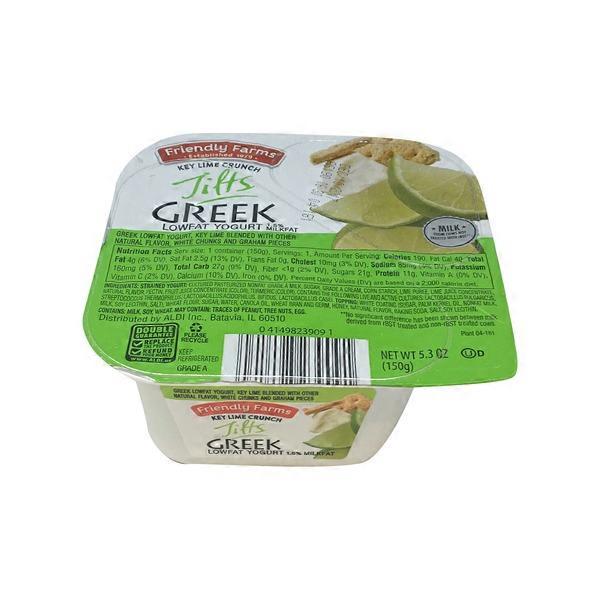 Friendly Farms Greek Yogurt Tilts Key Lime Crunch (5.3 oz) from ALDI