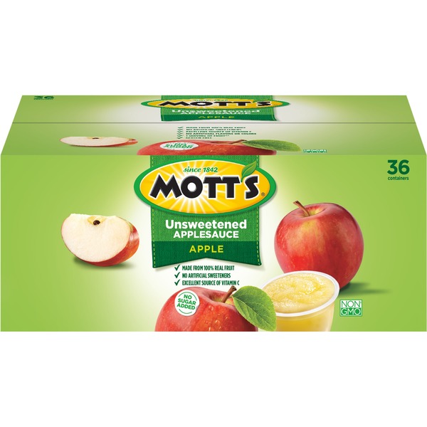 Mott's Unsweetened Applesauce (3.9 oz) Instacart