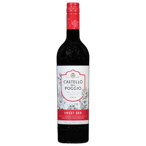 Castello del Poggio Wine, Sweet Red Same-Day Delivery or Pickup