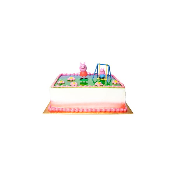 1/4 Sheet Double Layer Chocolate Cake With Toys