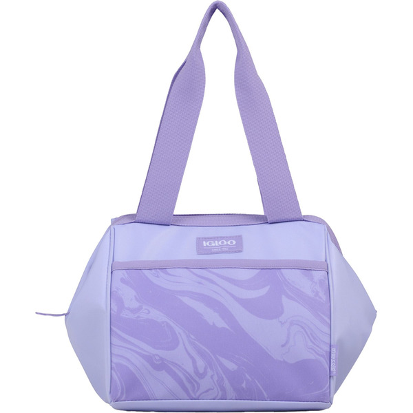 Igloo Vantage Leftover 9 Can Fashion Tote - Lilac Breeze Marble