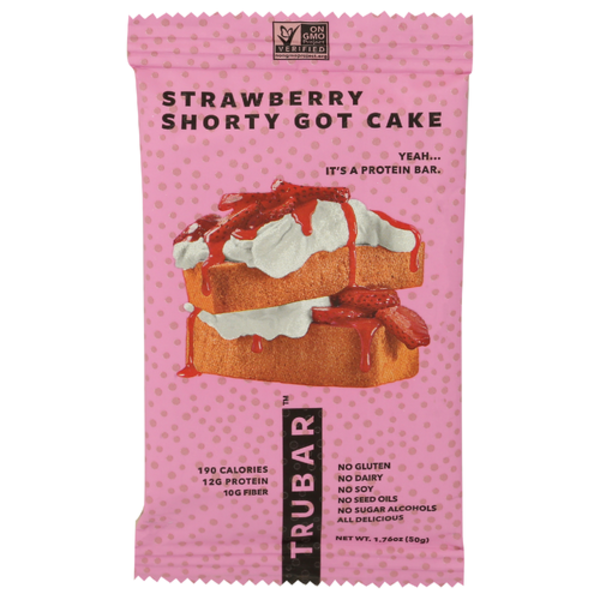 Trubar Strawberry Shorty Got Cake Protein Bar