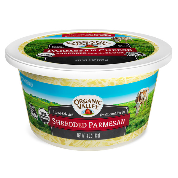 Organic Valley® Organic Shredded Parmesan Cheese