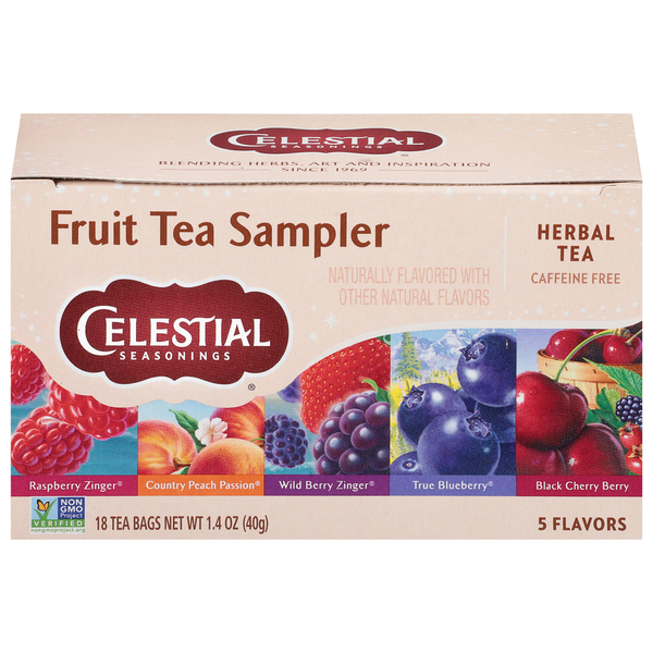 Celestial Seasonings Caffeine Free Tea Bags Fruit Tea Sampler