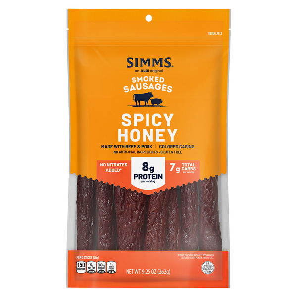 Simms Spicy Honey Smoked Sausages Same-Day Delivery or Pickup | ALDI