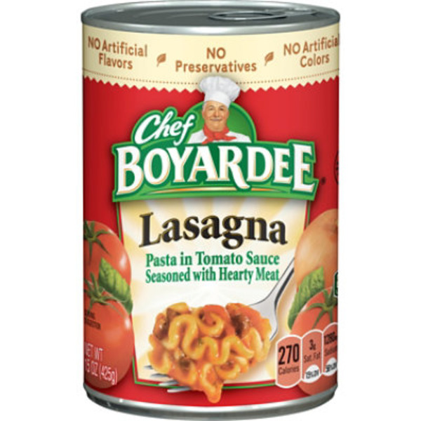 Chef Boyardee Lasagna