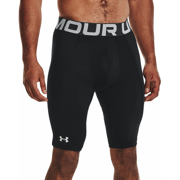Under Armour Men's Diamond Utility Sliding Shorts With Cup - Black & Halo Gray