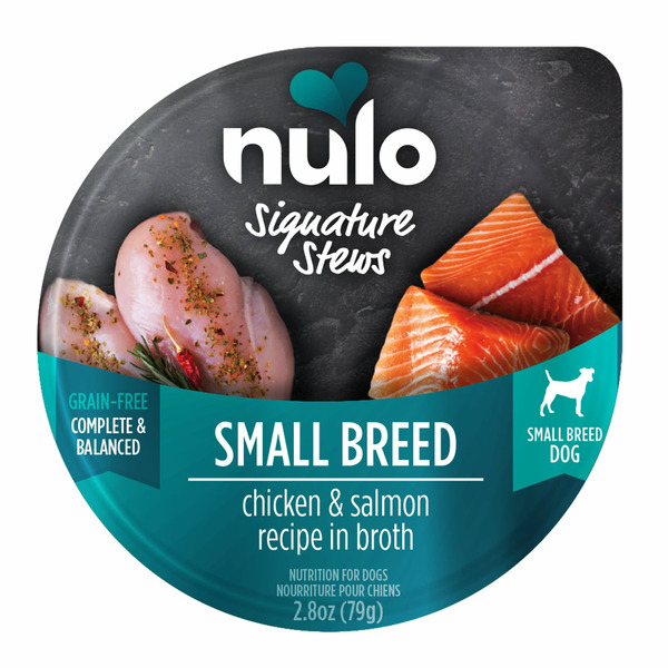 Nulo Grain-free Chicken & Salmon Recipe In Broth Signature Stews Complete & Balanced Nutrition For Dogs