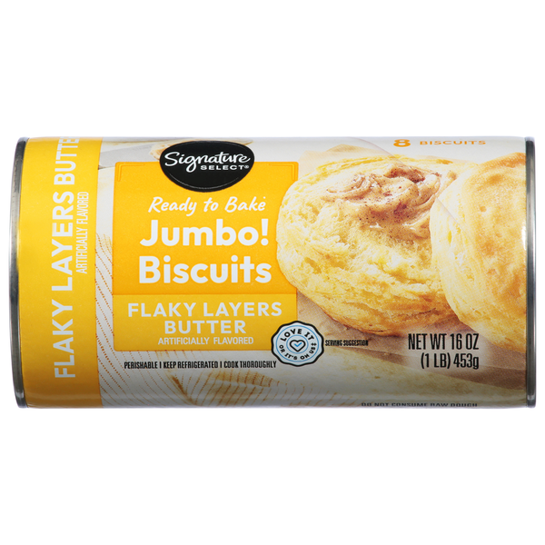 Signature SELECT Jumbo! Biscuits, Flaky Layers Butter